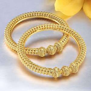 Gold Plated Royal Antique Bangles