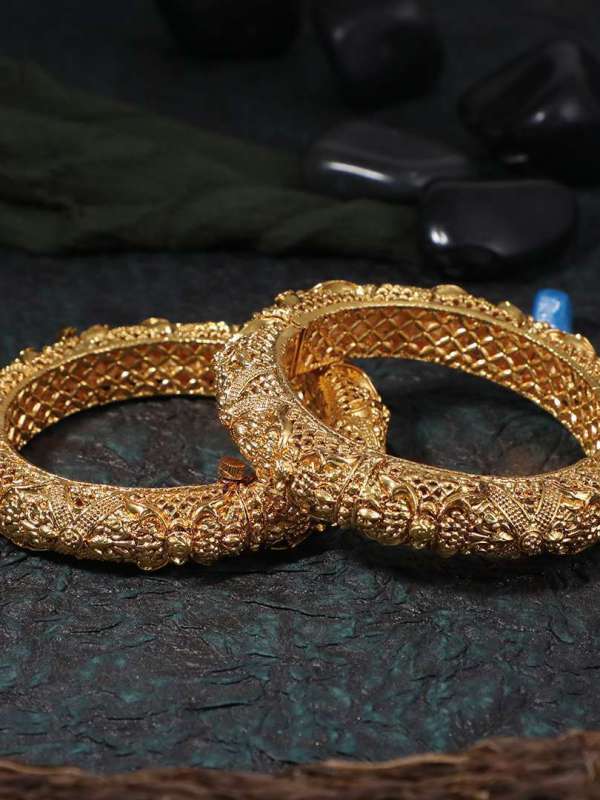 24CT Gold Plated Antique Bangles
