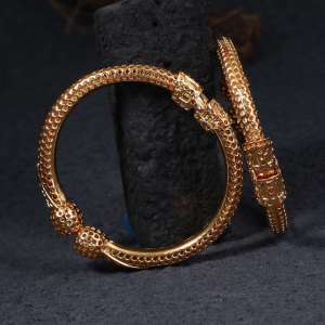 Gold Plated Openable Bangles