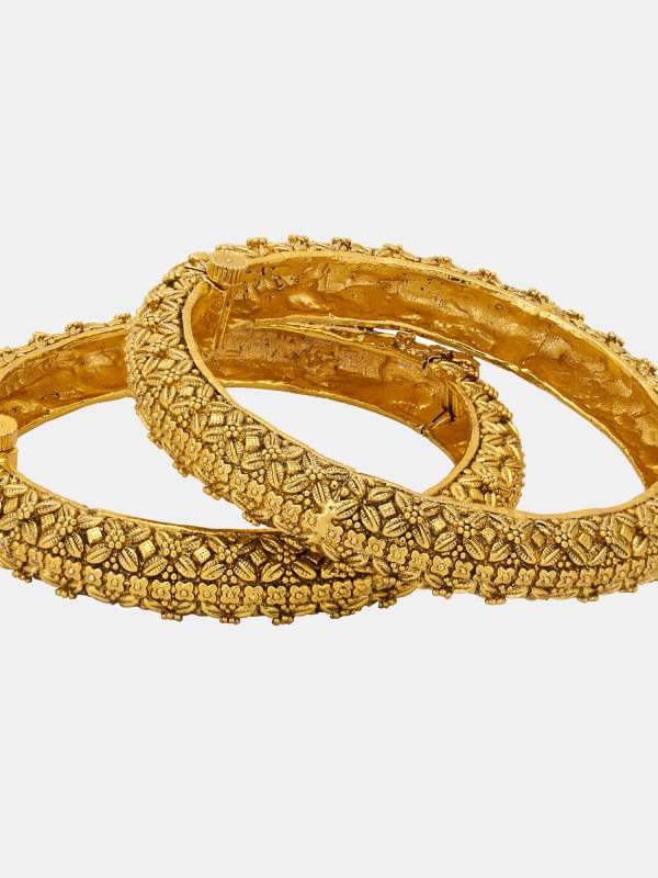 24CT Gold Plated Antique Bangles