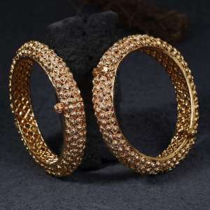 24CT Gold Plated Antique Bangles