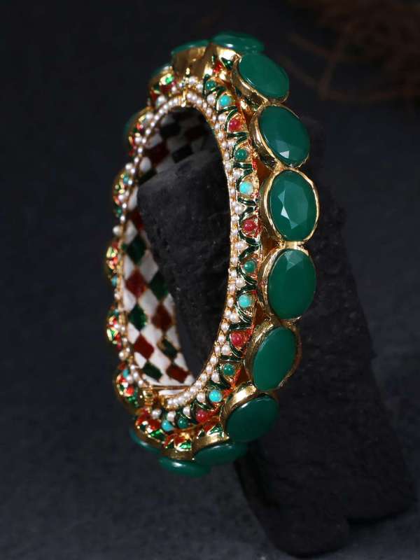 24CT Gold Plated Pearl Bangles