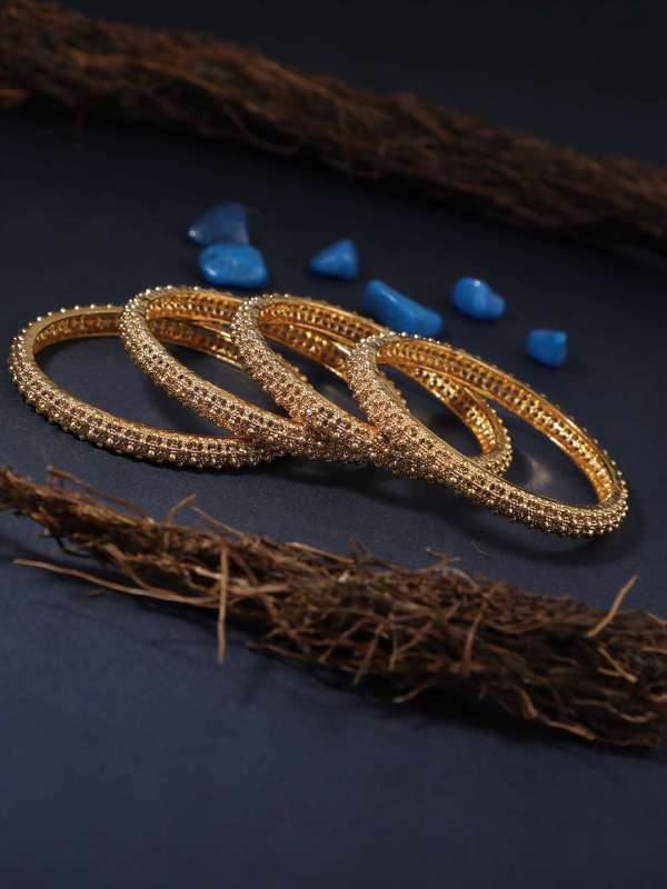 24CT Gold Plated Antique Bangles