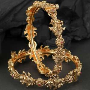 24k Gold Plated Designer Bangles