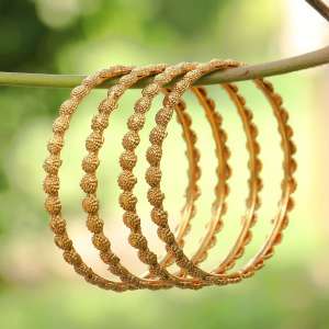 24k Gold Plated Designer Bangles