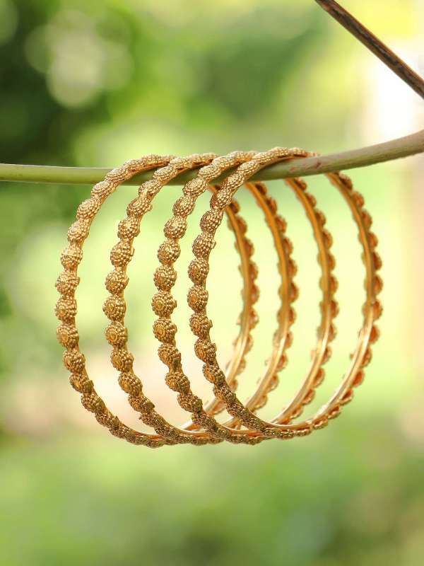 24k Gold Plated Designer Bangles