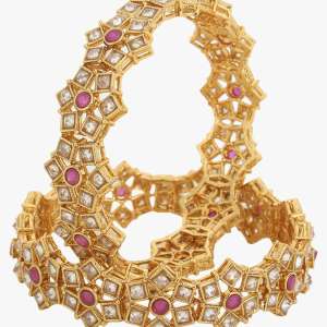 24k Gold Plated Designer Bangles
