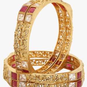 24k Gold Plated Designer Bangles