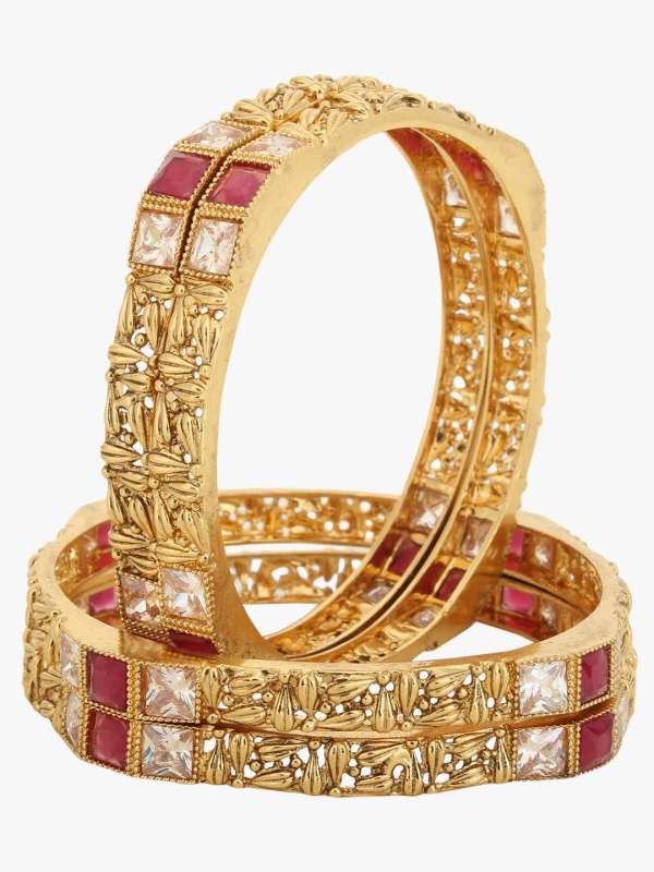 24k Gold Plated Designer Bangles