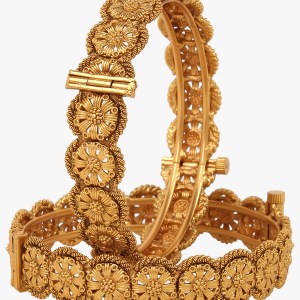 24k Gold Plated Designer Bangles