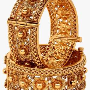 24k Gold Plated Designer Bangles