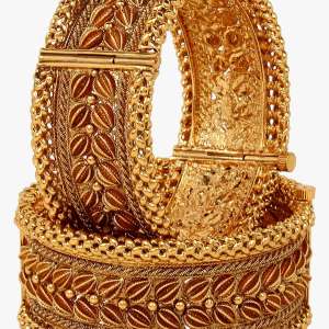 24k Gold Plated Designer Bangles