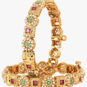 24k Gold Plated Designer Bangles