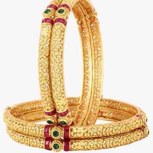 24k Gold Plated Designer Bangles