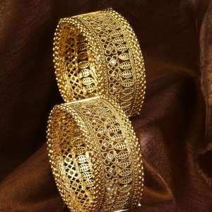 Gold Plated Openable Bangles