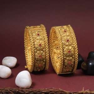Gold Plated Openable Bangles