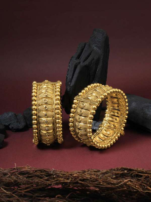 Gold Plated Openable Bangles