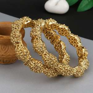 24CT Ethnic Gold Plated Bangles