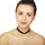 Sparkle Delight Crystal Fabric Choker