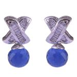Silver Plated Drop Earring