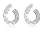 Silver Plated Stone Stuudded Earring