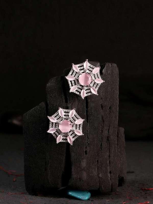 Silver Plated Vintage Stud