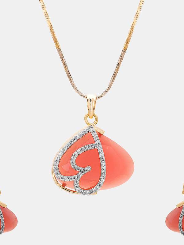 24CT Gold Plated Heart Jewellery Set