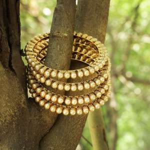 24k Gold Plated Beautiful Bangle