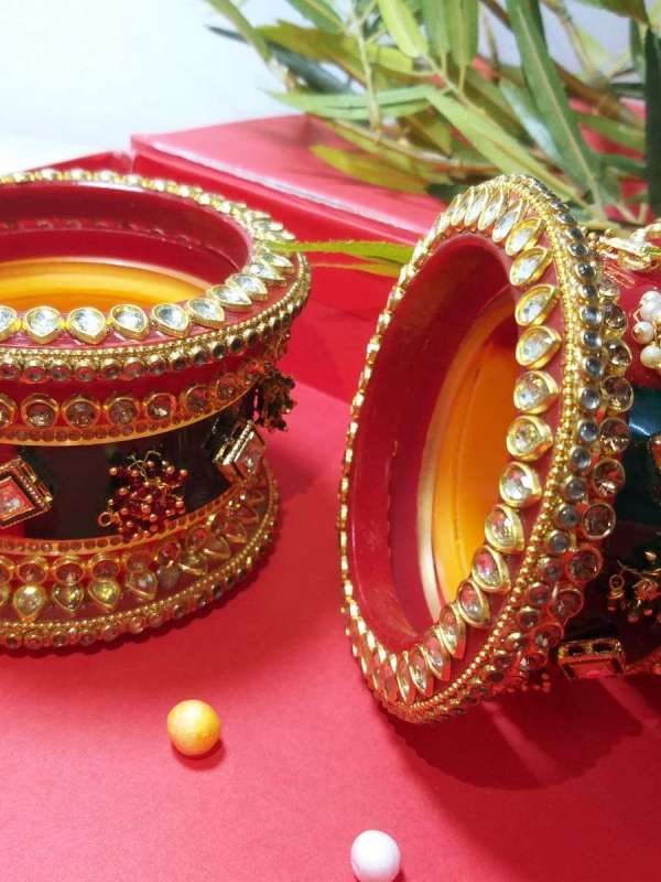 Multicolour Lac Chura Bridal