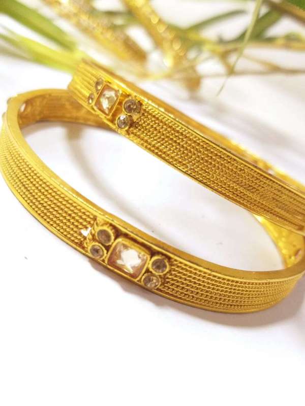 Brass Gold-Plated Bangle For Women