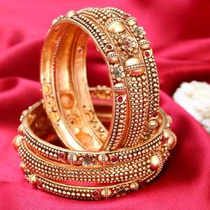 Gold Plated Design Bangles