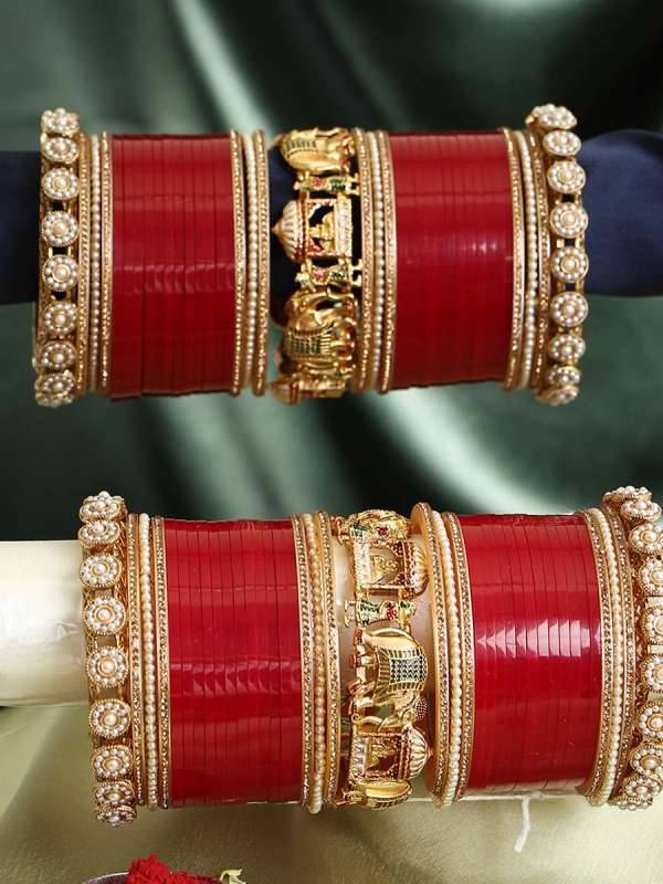 Gold Plated Bridal Chuda & Bangles