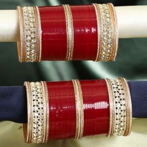 Set of 38 Gold Plated Bridal Chuda