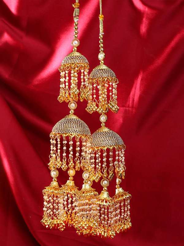 Gold Plated Pearls Heavy Kaleeras