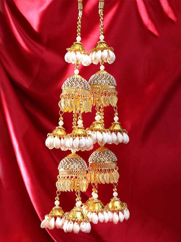 Gold Plated Pearl Shell Heavy Kaleeras